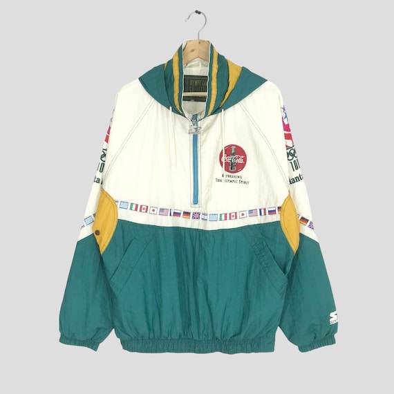 タグ付！90's Atlanta Olympic Nylon Jacket Vintage 1996 Olympics Atlanta Collection Summer Games Windbreaker
