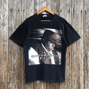 Vintage The Notorious B.I.G Poppa Biggie Hip Hop T-shirt Unisex Medium size