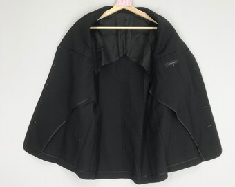 Vintage Ys for Men Yohji Yamamoto Black Coat Y's Yohji