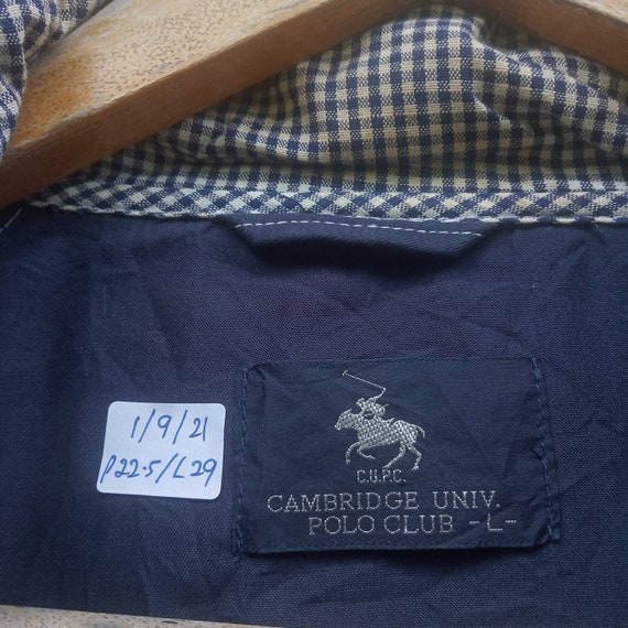 Cambridge University Polo Club Zipper Jacket Double Pocket - Etsy