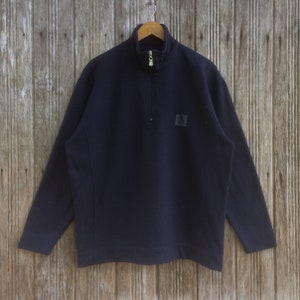Rare!! Calvin Klein Jeans CK Jeans Half Zipper Sweatshirts Unisex Large size