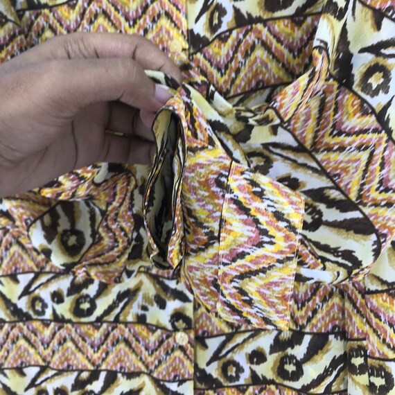 Vintage Geometric Native Abstract Pattern Navajo … - image 4