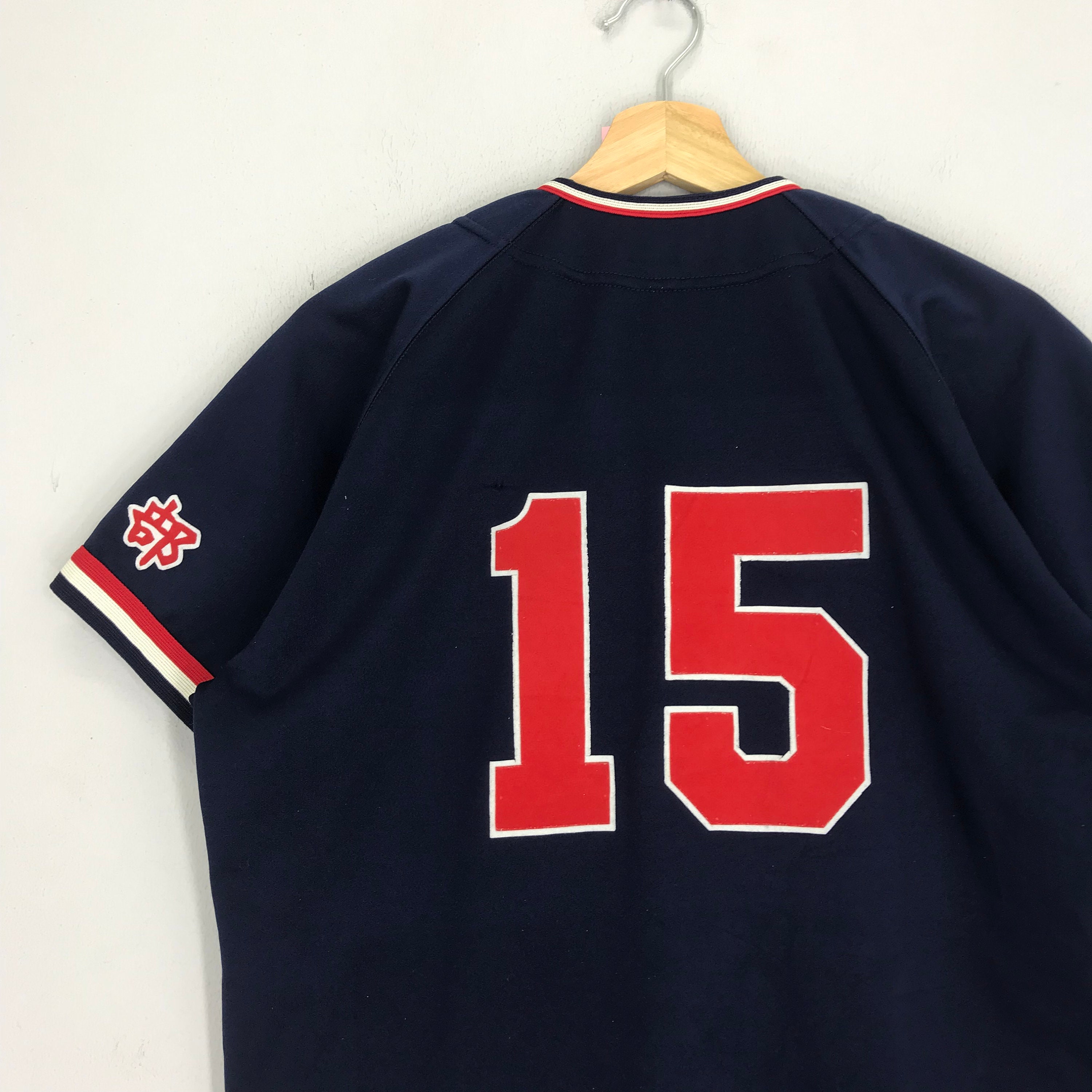 Vintage 90s Mizuno Baseball Jersey Button Down Style