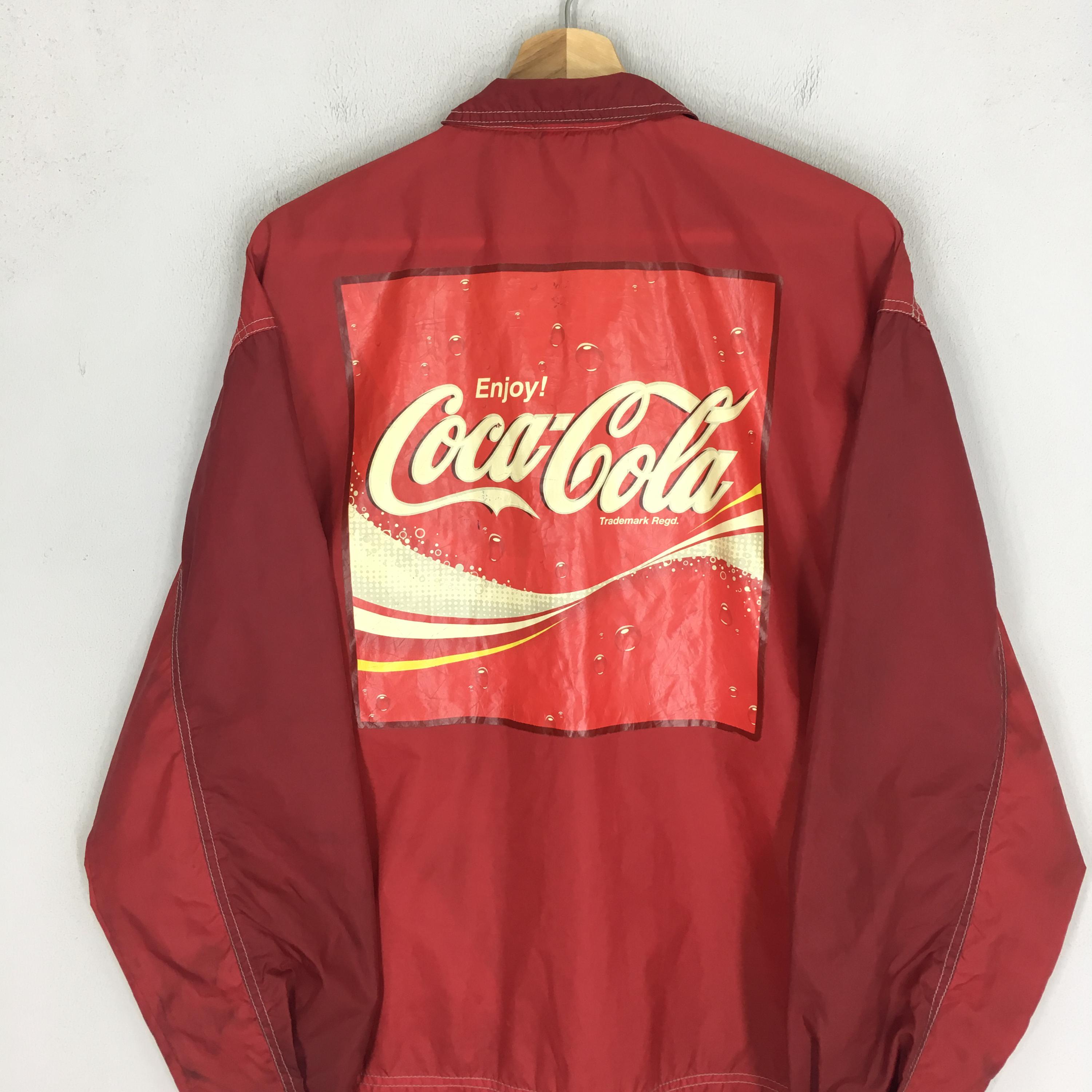 ヴィンテージ 90 年代 コカコーラ レッド ライト ジャケット ラージ
