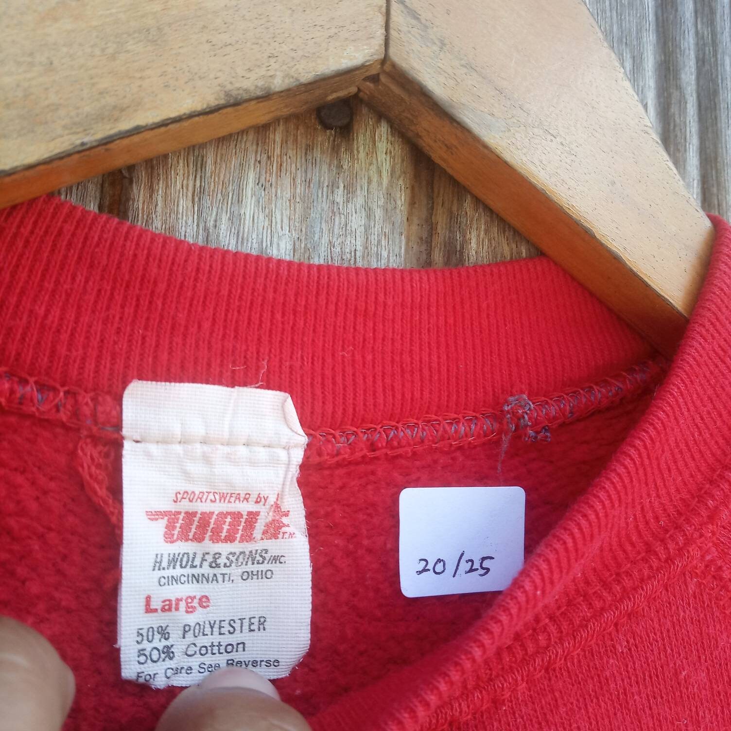H.WOLF &amp; SONS INC. スウェット made in usa Vintage H. Wolf & Sons Cincinnati Ohio Sweatshirts Crewneck Size S
