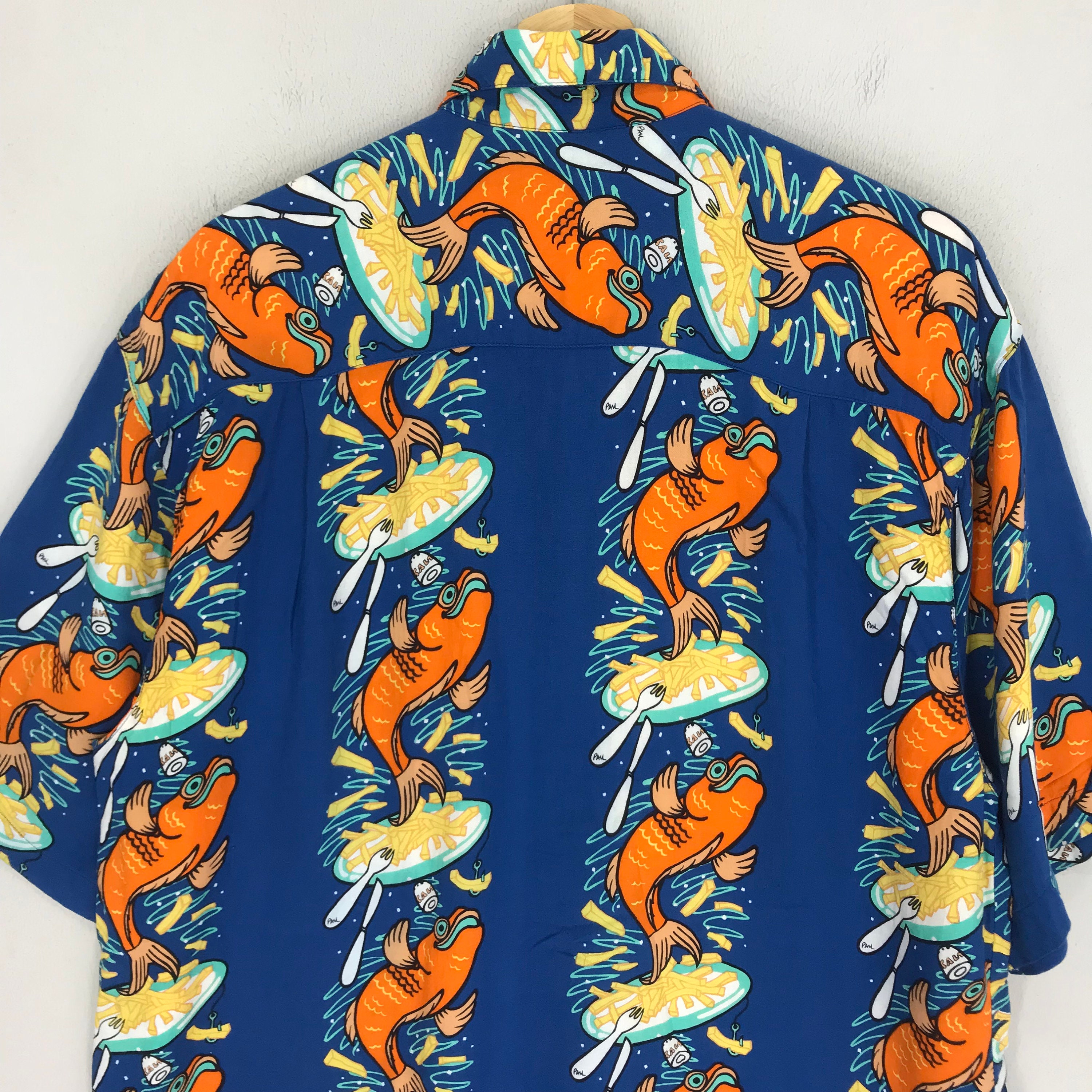 Vintage Mambo Loud Shirts Medium Australia Surf Graphics Mambo