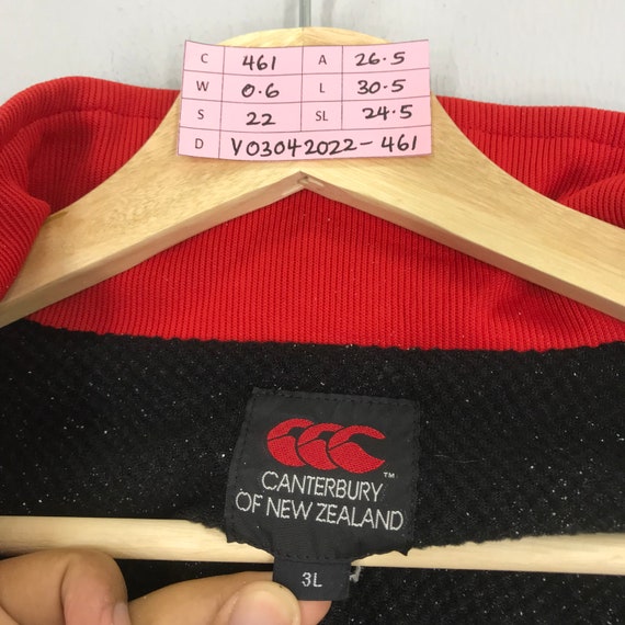 Canterbury of New Zealand Australia Rugby Winbreaker Zipper