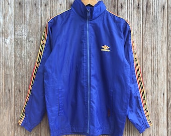 Rare!! Vintage Umbro Windbreaker jacket big logo Umbro small size