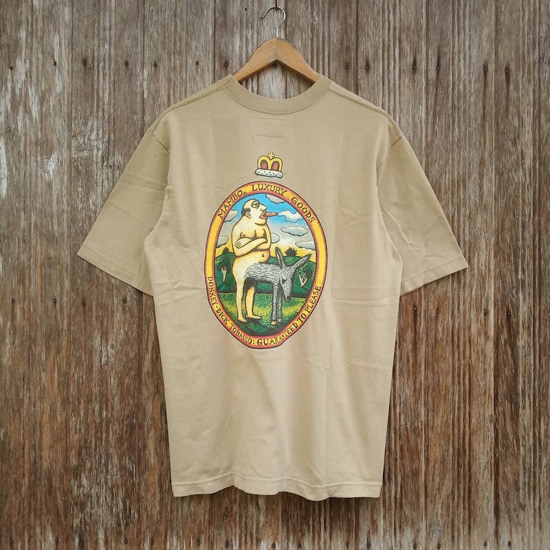 Rare! Vintage Mambo Graphics Art Australia Surf Style T-shirt size L