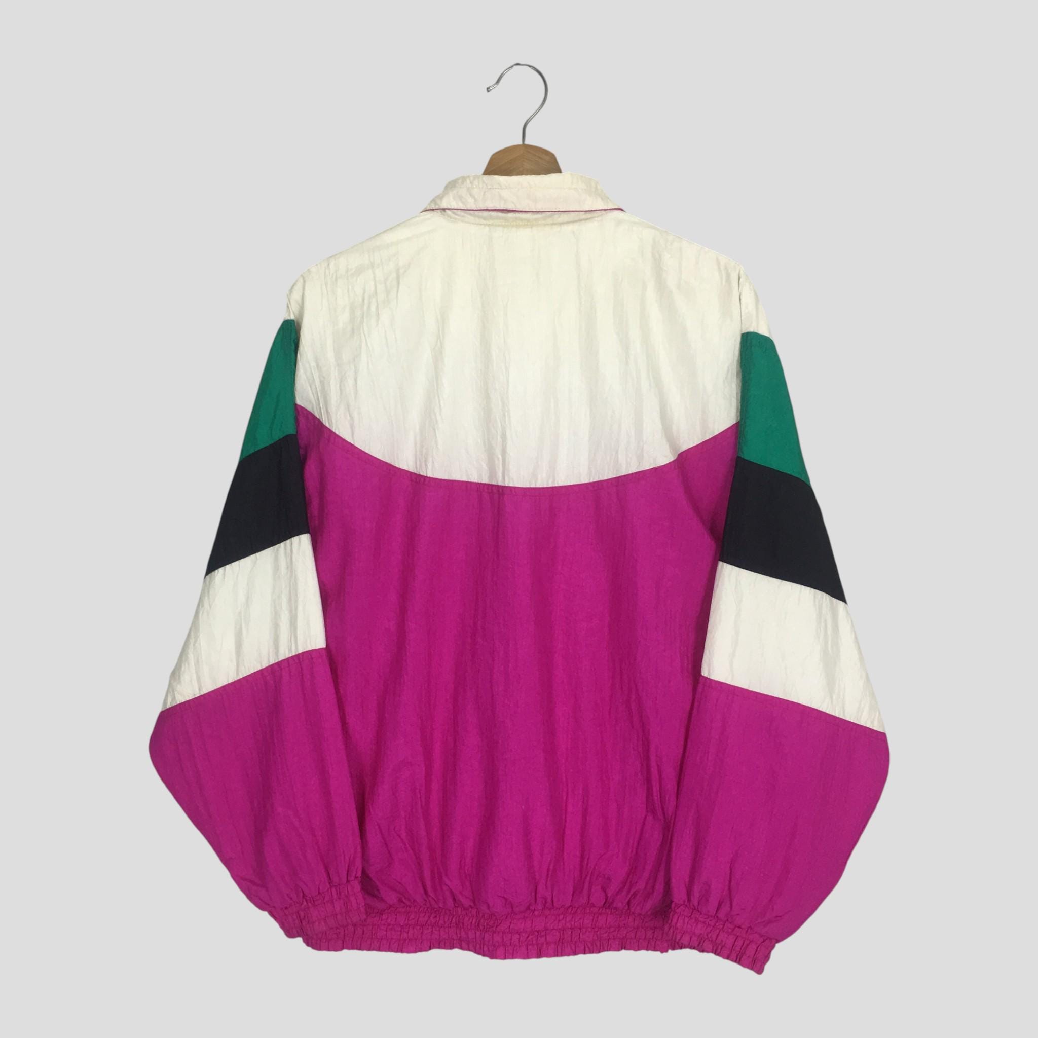 Vintage 90s Sergio Tacchini Windbreaker Multicolor Jacket Large