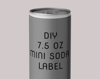 diy soda can label template and mock up psd etsy