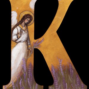 Personalized Christian Gift - Angel Painting - Customized - Spiritual Gift - Religious Present - Faith Based Gifts - Art Gifts for Adults