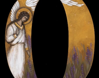 Religieus cadeau voor kunstenaars - Gepersonaliseerde Gift Art - Angel Gift voor schilders - Roemeense kunst - Custom Art - Cadeau voor kunstliefhebbers - Present Art