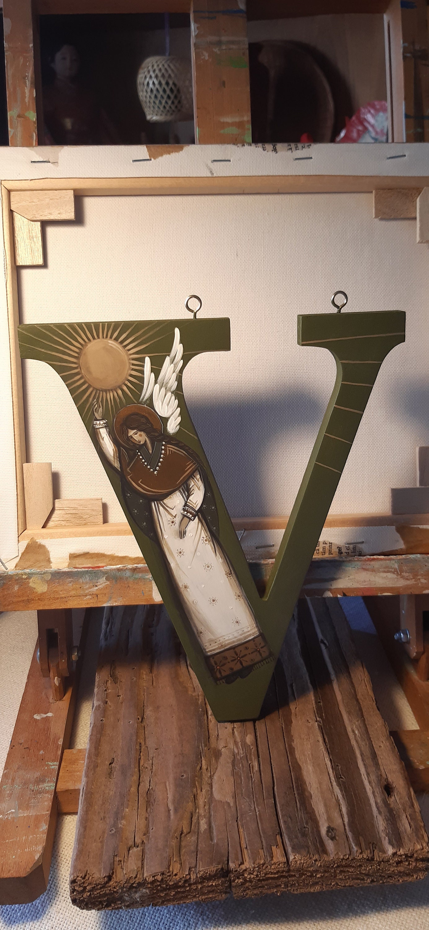 Christian Gift for Women - Personalized - Angel of Protection - Religious Present for Grandma - Custom Religious Gift - Housewarming Present
