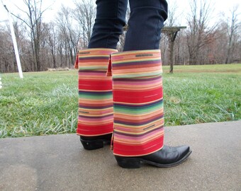 Fiesta Stripe Boot Blanket