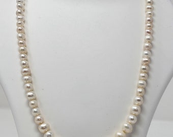 925 Sterling Silver Fresh Water Pearl Necklace