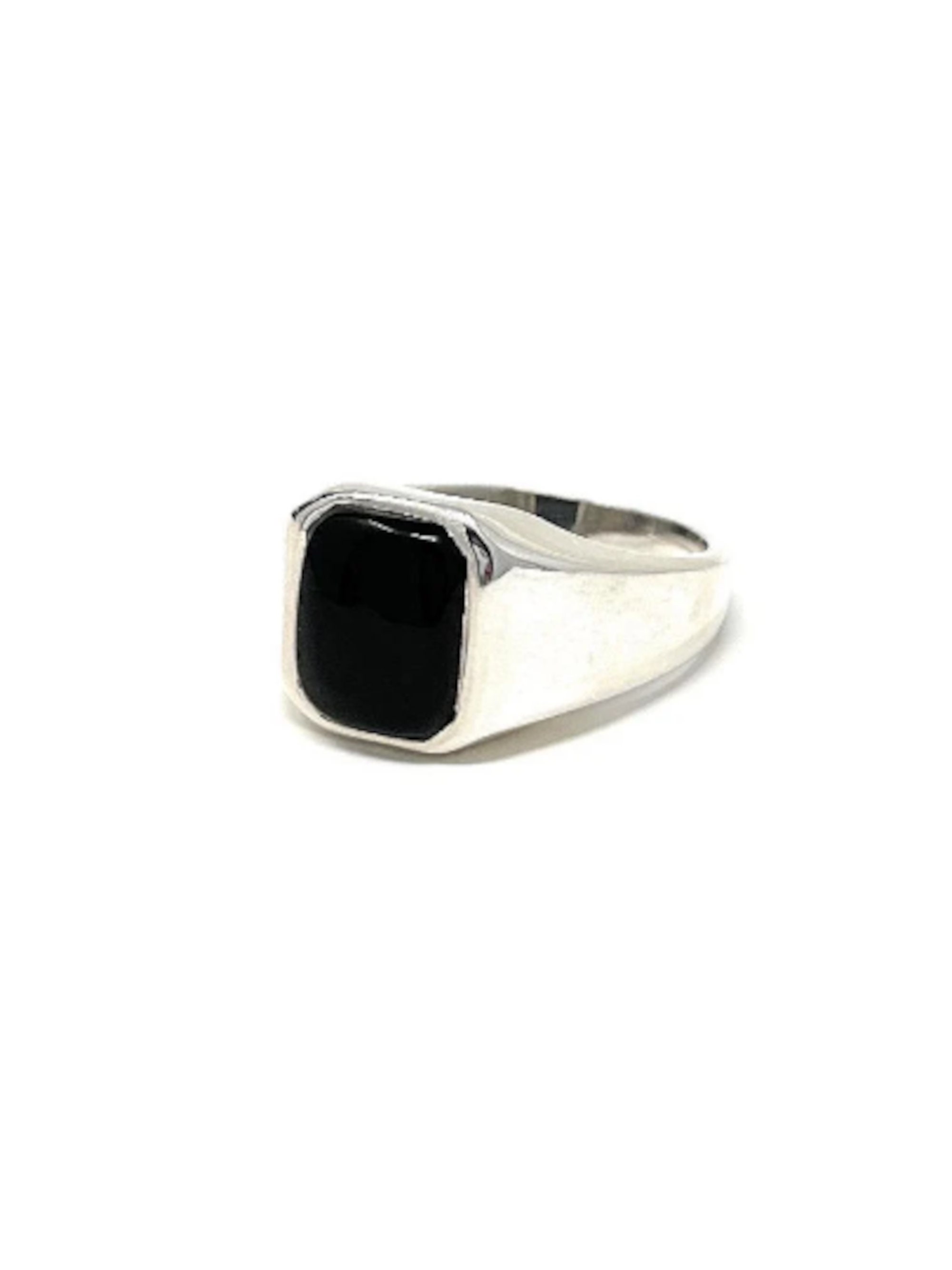 925 Sterling Silver Black Onyx Ring, Size 9, 10, 11, 12 - Etsy