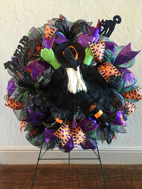 Crashing Witch Wreath