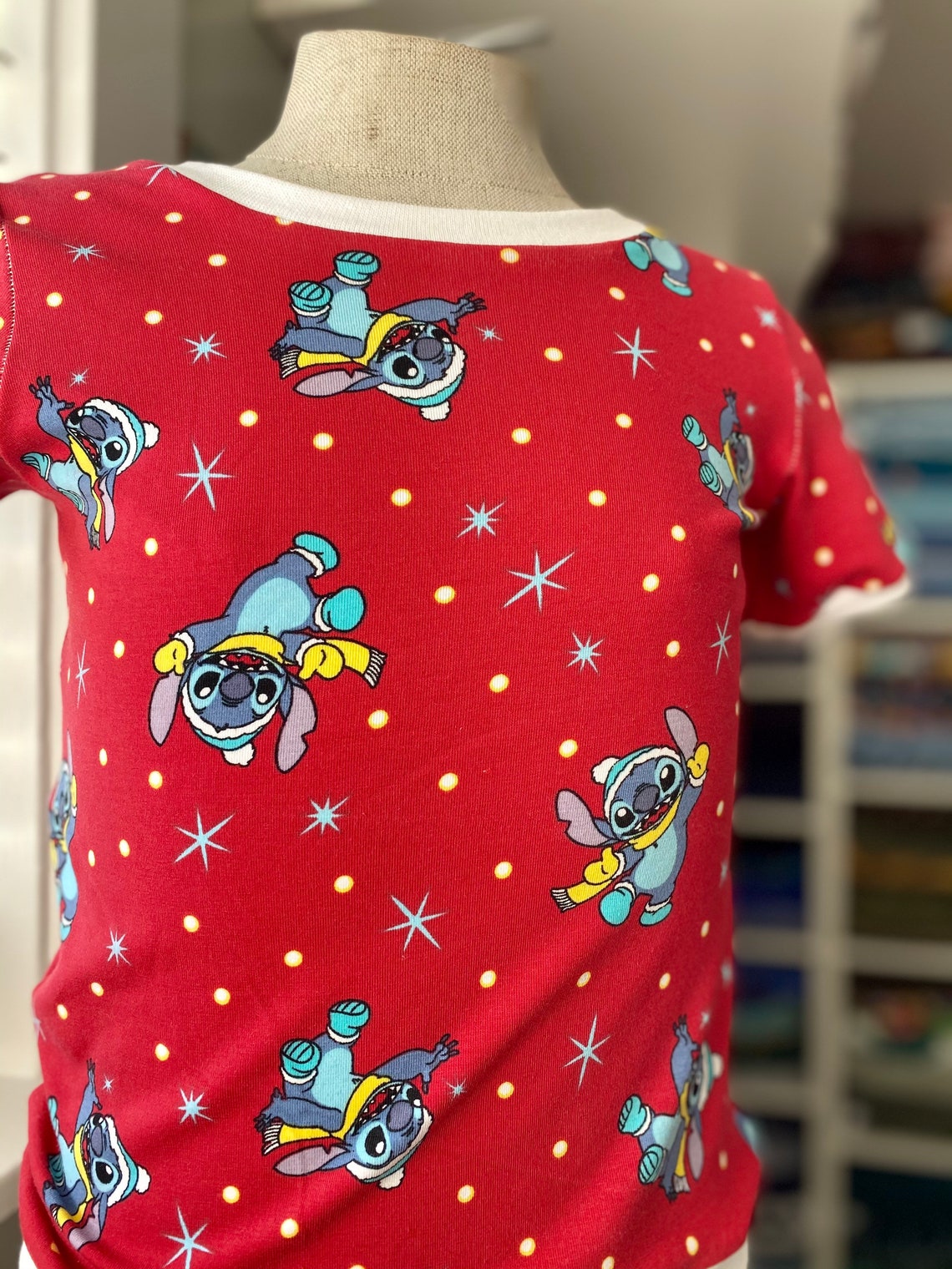 lilo and stitch christmas pjs