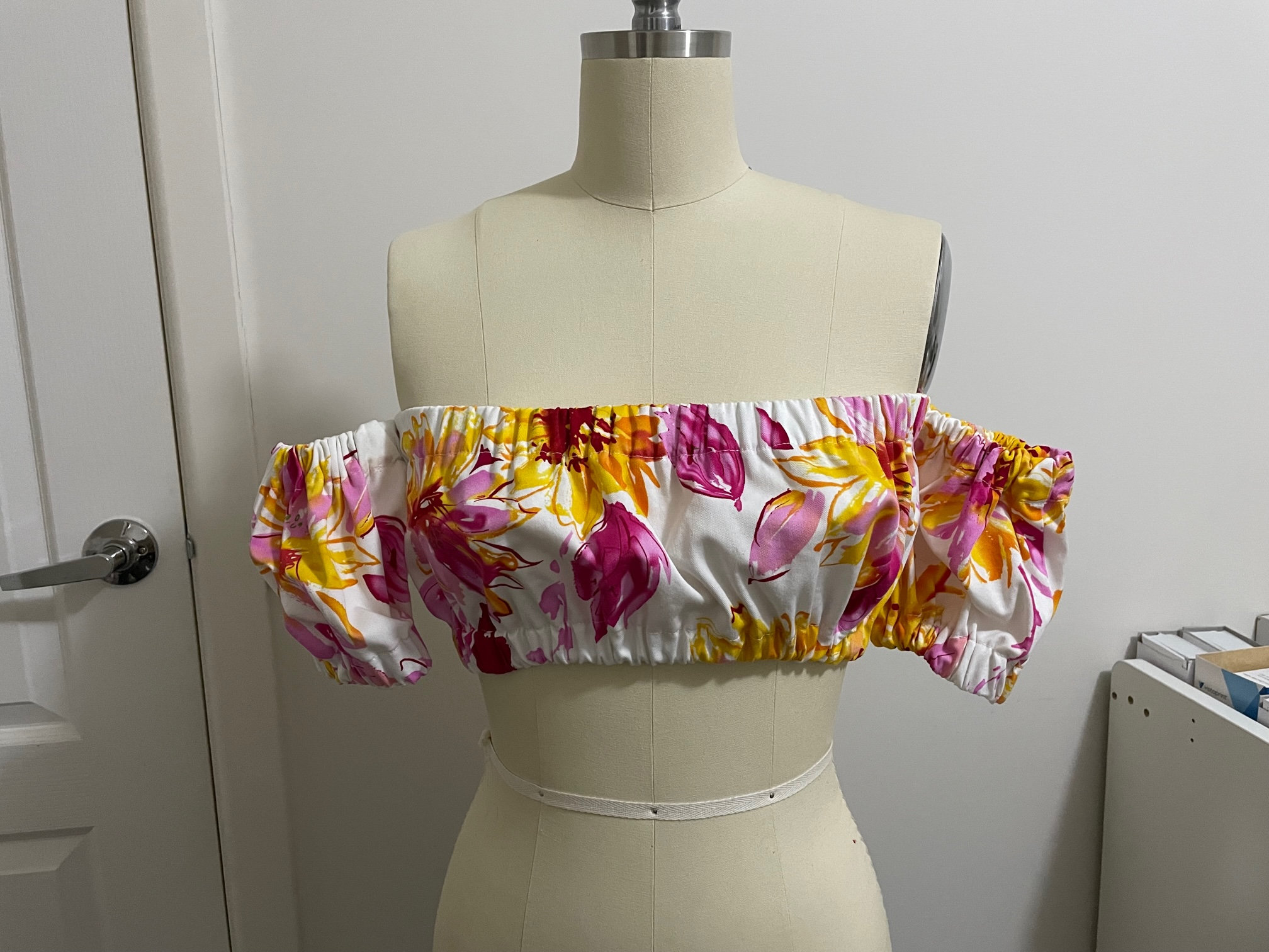 Off the Shoulder Crop Top PDF Sewing Pattern (XS-XL) - Etsy