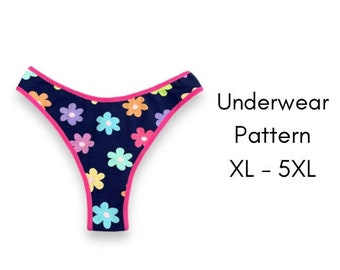 Pattern - Thong PDF Sewing Pattern (XL-5XL)