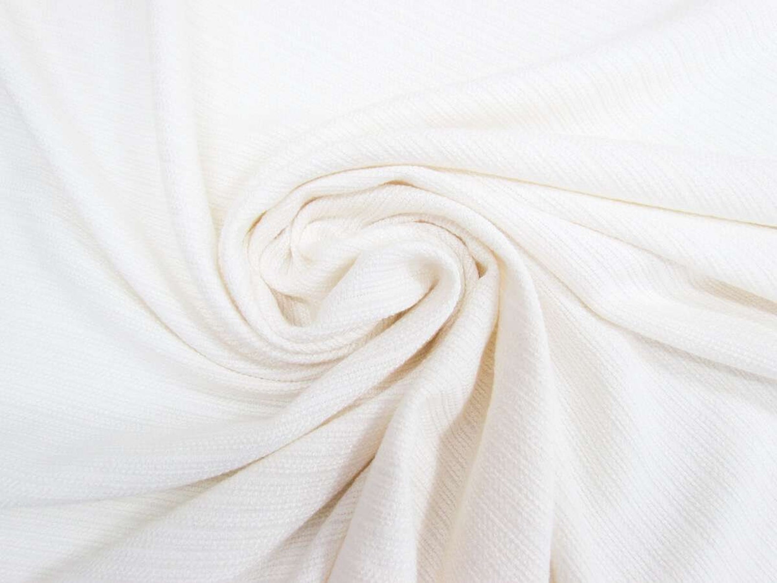 Designer White Textured Cotton Viscose Fabric By The Metre Etsy