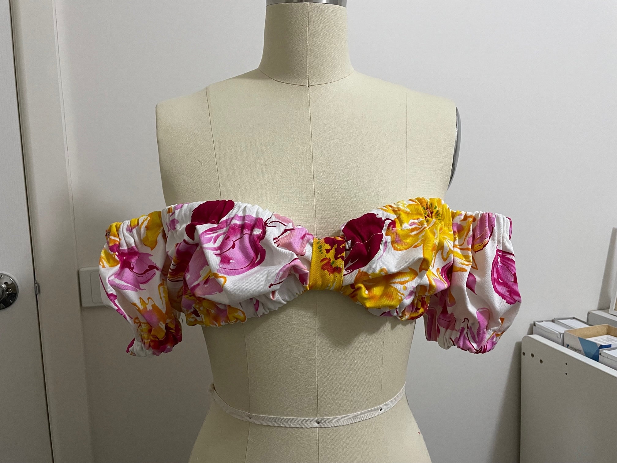 Off the Shoulder Crop Top PDF Sewing Pattern (XS-XL) - Etsy