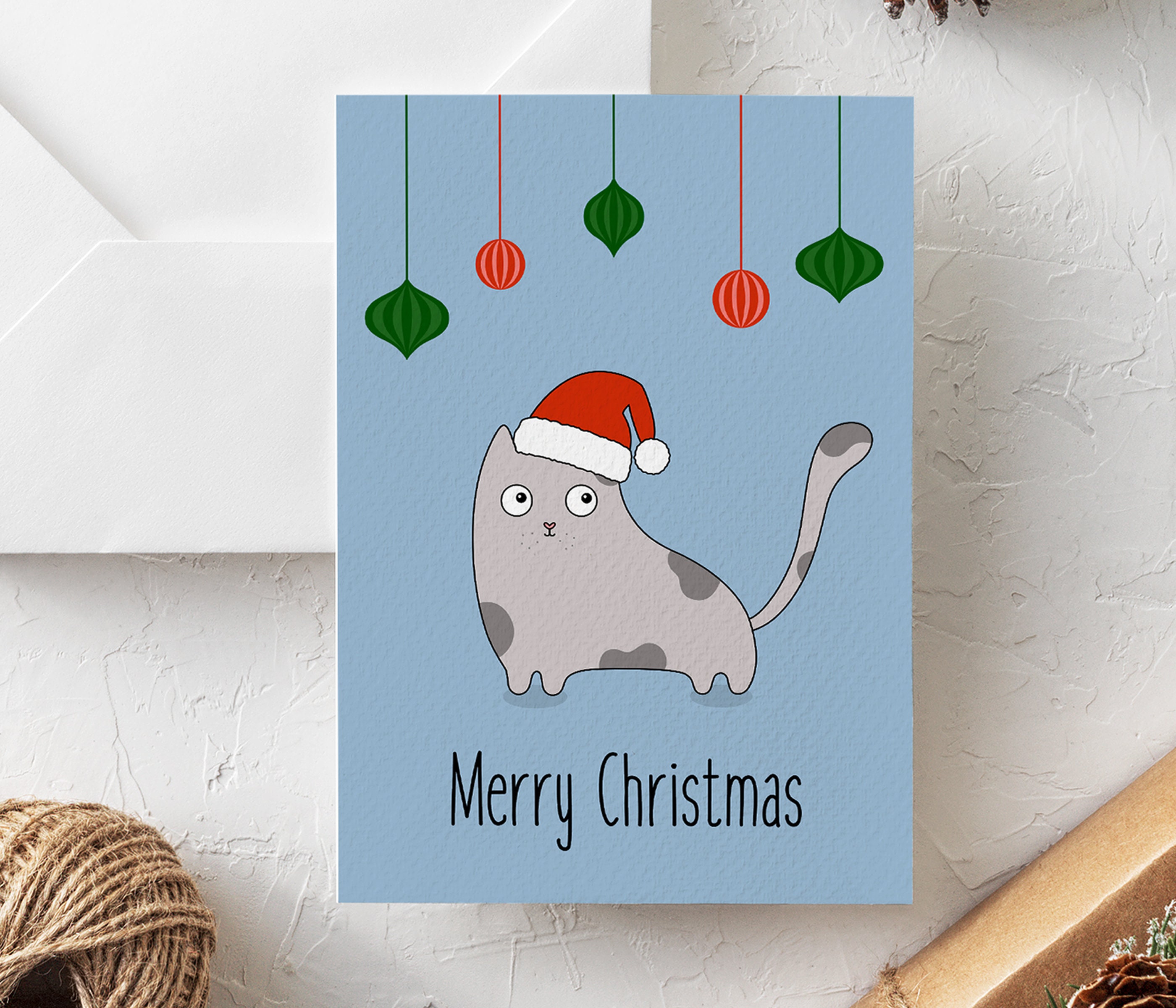downloadable-christmas-cat-card-merry-christmas-cat-card-etsy-espa-a