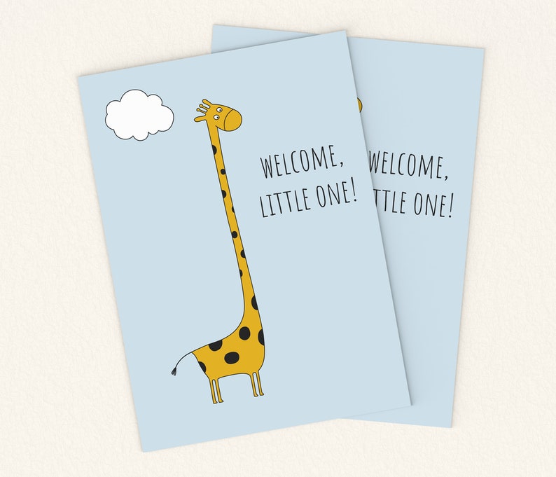 Printable New Baby Card. Baby Announcement. Congratulations Etsy