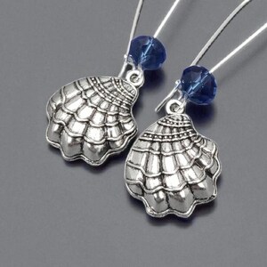 Cardita Shell Earrings, 925 Silver, Ocean Jewelry