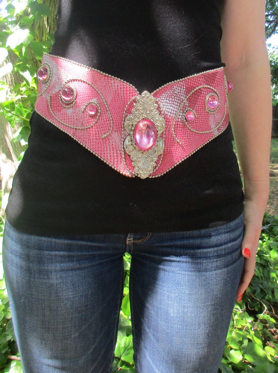 Nina Arjani vintage belt Small Nina Arjani Letherock, Vintage 80s, Leather Belt, USED  main image 3