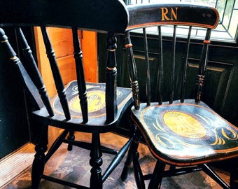 Nichols and Stone Thumb Back Early Colonial Chair ~ University of