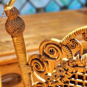 SALE **Antique Heywood Wakefield Victorian Wicker Ladies Chair Wicker Accent Chair Photo Chair Wedding Chair