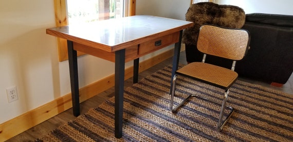 Desired Vintage Desk Redesigned Modern Desk Workstation Etsy