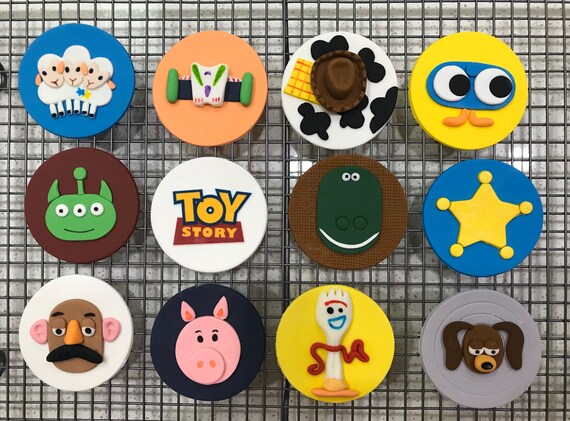12x Edible Toy Story Cake Toppers Etsy