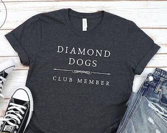 Diamond Dogs T-shirt, Unisex Soft and Comfortable Tee