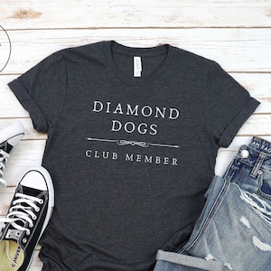 Diamond Dogs T-shirt, Unisex Soft and Comfortable Tee