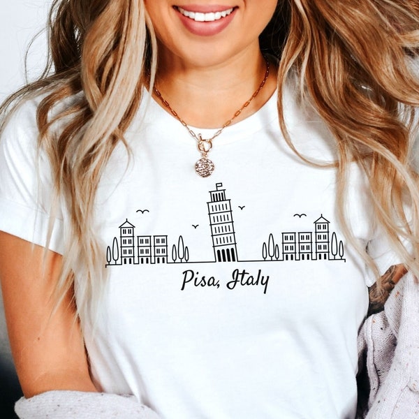 Pisa Italy Unisex Travel T-Shirt