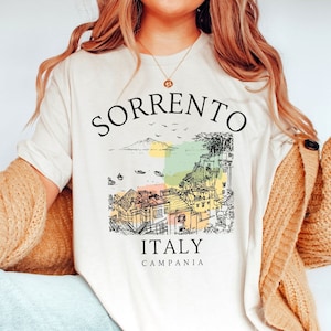 Sorrento Shirt, Italy Clothes, Italian City T-shirt, Soft and Comfortable Tee - Unisex