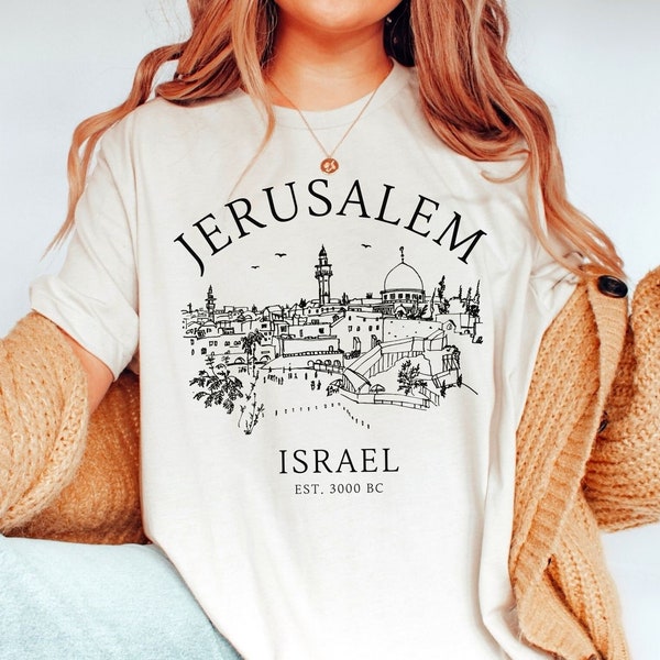 Jerusalem Shirt, Israel T-shirt, Unisex
