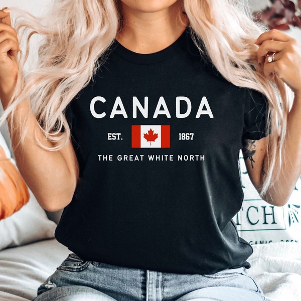 Canada Shirt, Canadian Flag T-shirt, Unisex