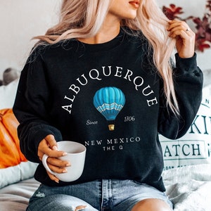 Albuquerque Sweatshirt, New Mexico Crewneck Pullover