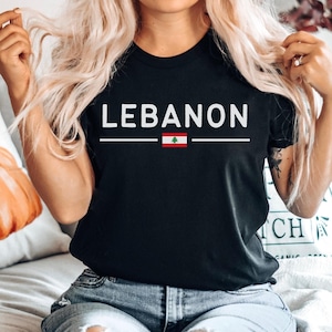 Lebanon Shirt, Lebanese Flag T-shirt, Unisex