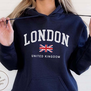 London Zip Hoodie - Etsy