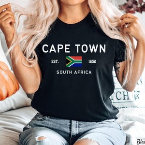 Cape Town Shirt, South Africa Flag T-shirt - Unisex