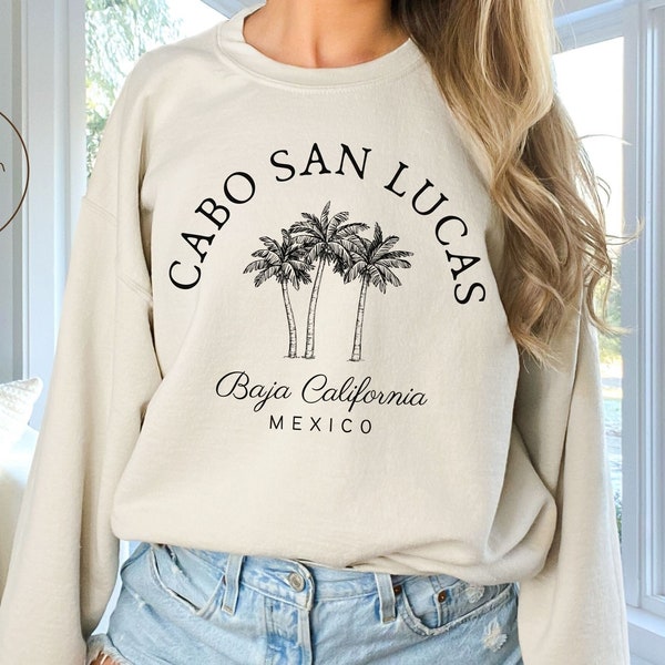 Cabo San Lucas Sweatshirt, Baha California Mexiko Rundhalspullover