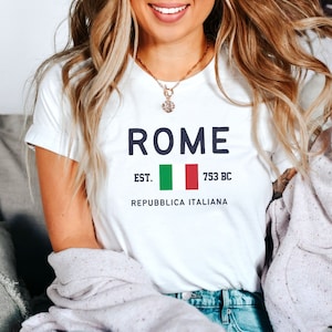Rome Shirt, Italy Clothes, Italian Flag T-shirt, Unisex