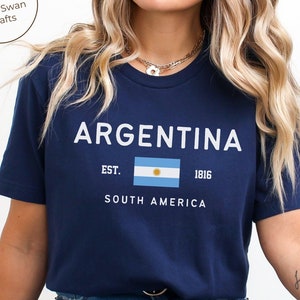 Argentina Shirt, Argentinian Flag T-shirt, Unisex
