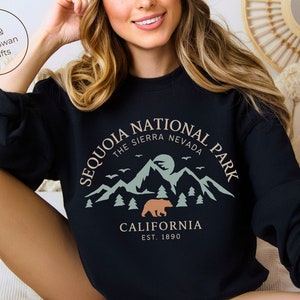 Sequoia National Park Sweatshirt, Soft and Comfortable Crewneck Pullover