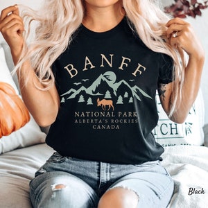 Banff Shirt, Unisex Banff National Park Canada, Super Soft and Comfortable T-shirt image 2